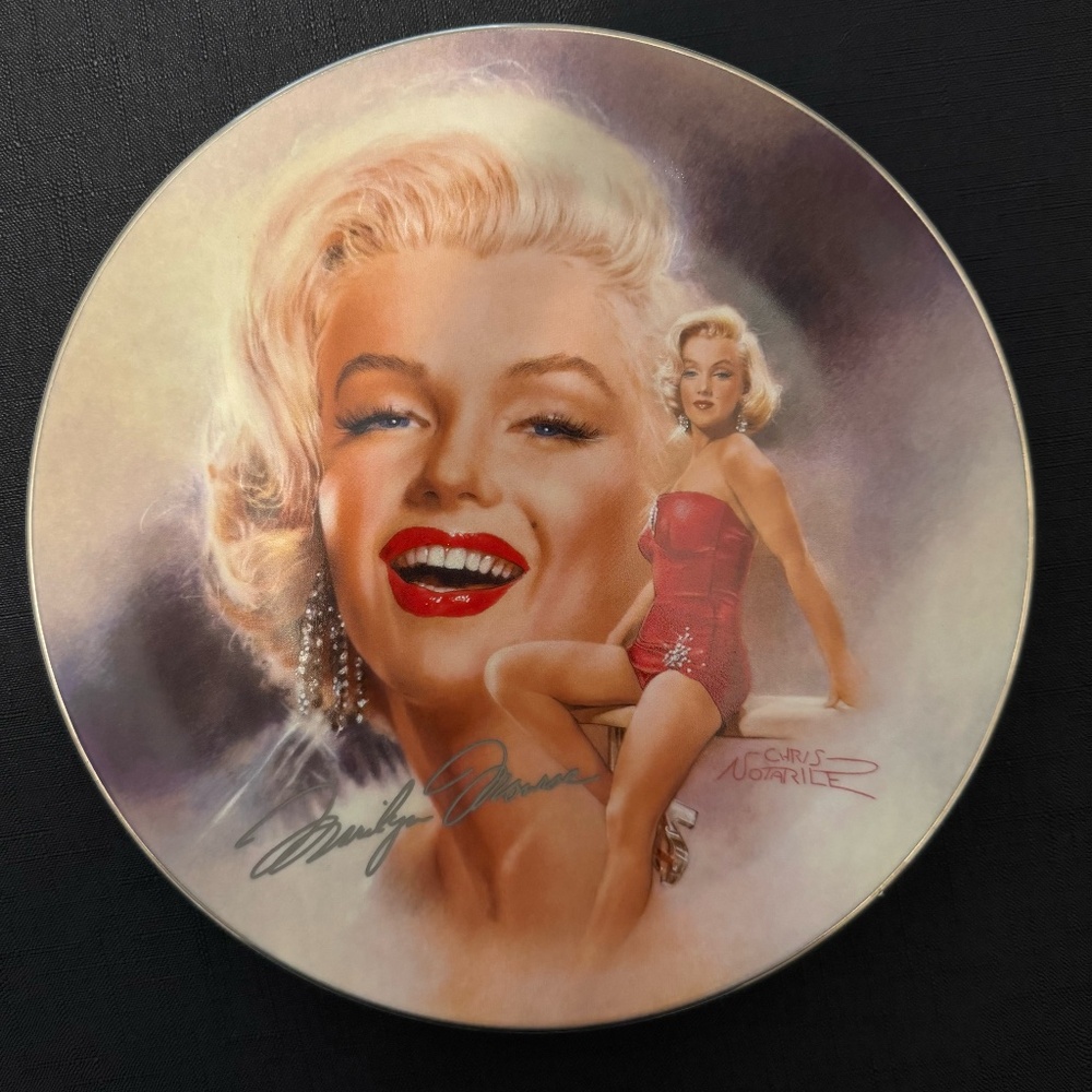 Vintage Collector's Marilyn Monroe Decorative Plate